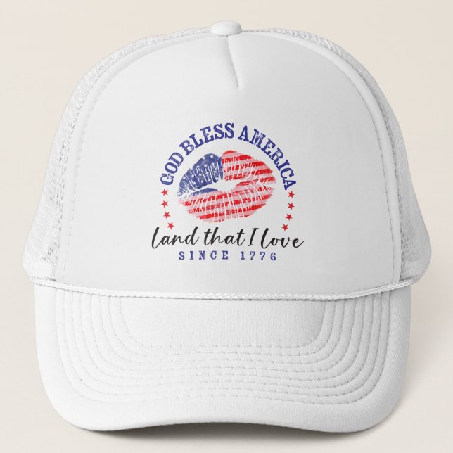 God Bless America - Cap (Front)
