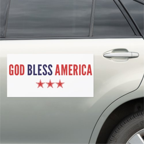 God Bless America Car Magnet