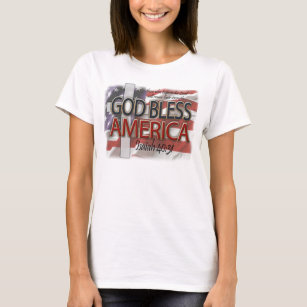 God Bless America Memorial Day Tee Graphic by Qarigor Inc