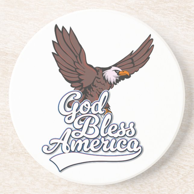 God Bless America Coaster (Front)