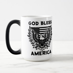 GOD BLESS AMERICA COLOR MORPH MUG 