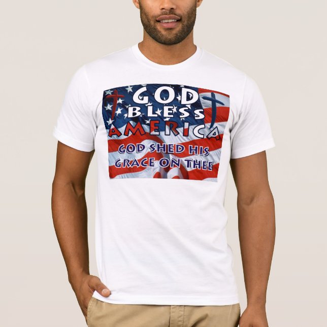 God Bless America - Customized T-Shirt (Front)