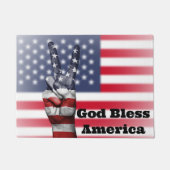 God Bless America Doormat (Front)