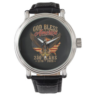 God Bless America Eagle 250 Years 1776 2026 Watch