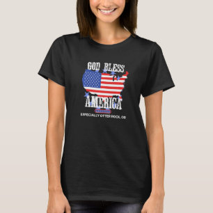 God Bless America Especially Otter Rock OR US Stat T-Shirt