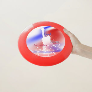 God Bless America Freedom Wham-O Frisbee