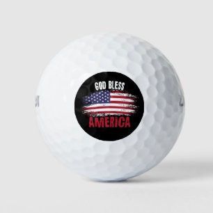 God Bless America Golf Balls