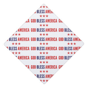 God Bless America Graduation Cap Topper