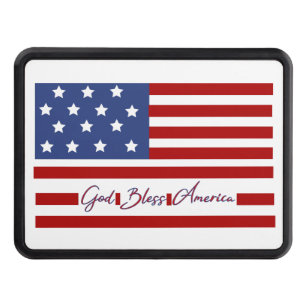 God Bless America Hitch Cover