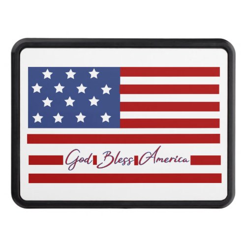 God Bless America Hitch Cover