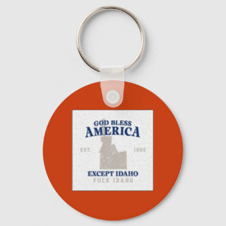 God bless america keychain` keychain