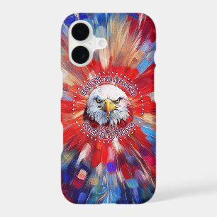 God Bless America Land That I Love Red Eagle Firew iPhone 17 Case