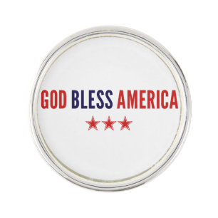God Bless America Lapel Pin