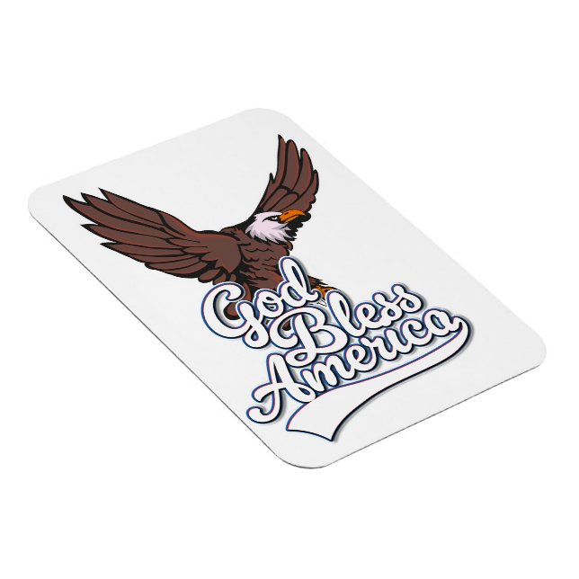 God Bless America Magnet (Right Side)