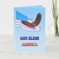 God Bless America Memorial Day card