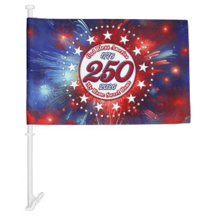 God Bless America My Home Sweet Home Graphic Fir W Car Flag