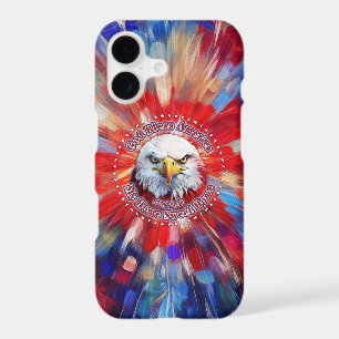 God Bless America My Home Sweet Home Red Eagle Fir iPhone 17 Case