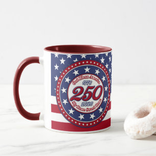 God Bless America My Home Sweet Home With USA Flag Mug