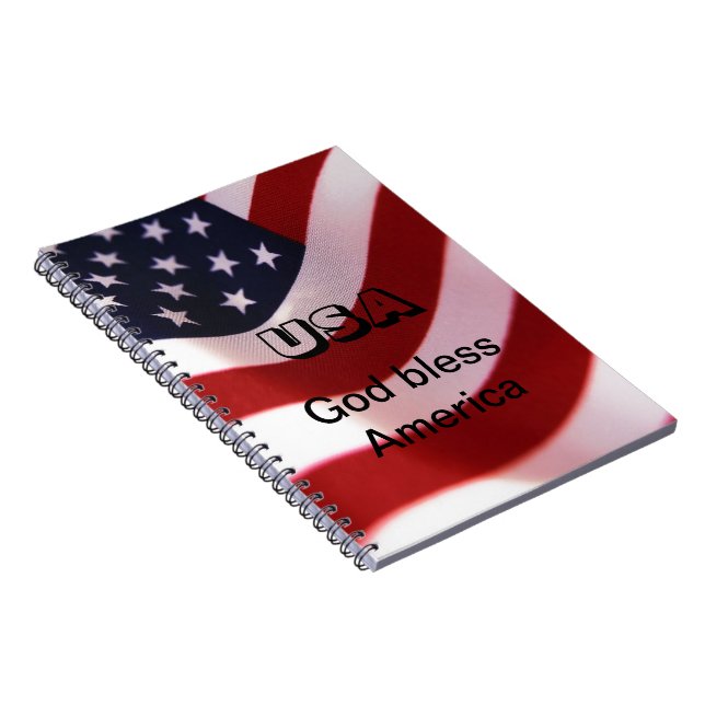 God bless America Notebook (Right Side)