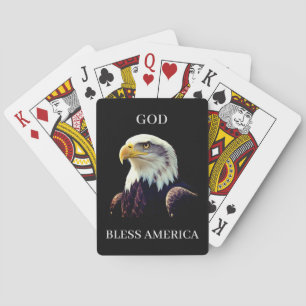 God Bless America – Patriotic Strength with  Proud Poker Cards
