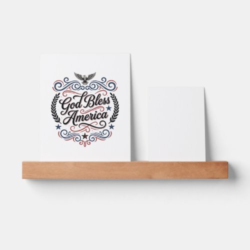 God Bless America Patriotic Vintage Eagle T-Shirt  Picture Ledge