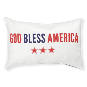 God Bless America Pet Bed