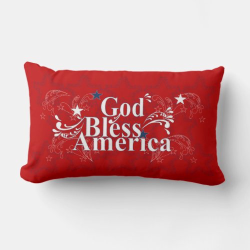 God Bless America Pillow