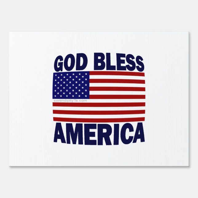 God Bless America Sign (Front)