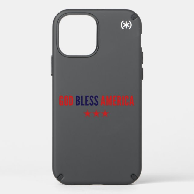 God Bless America Speck iPhone 12 Case (Front)