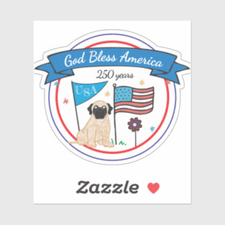 GOD Bless America Sticker