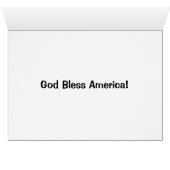God Bless America Sunset Cards (Inside Horizontal (Bottom))