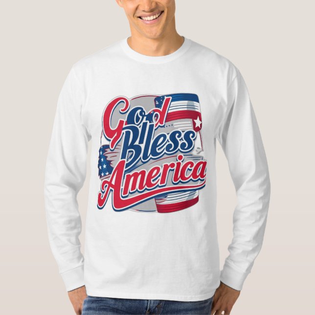 God Bless America T-Shirt (Front)