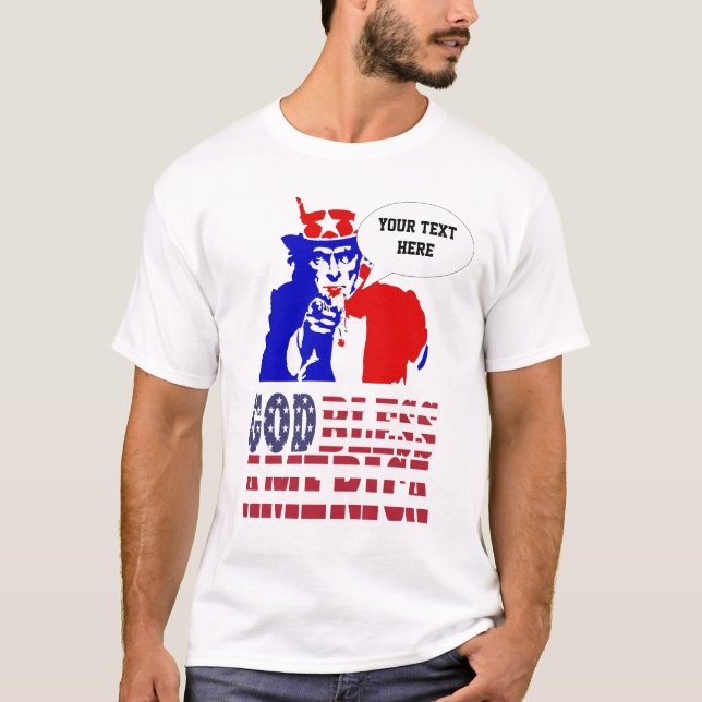 God Bless America T-Shirt (Front)