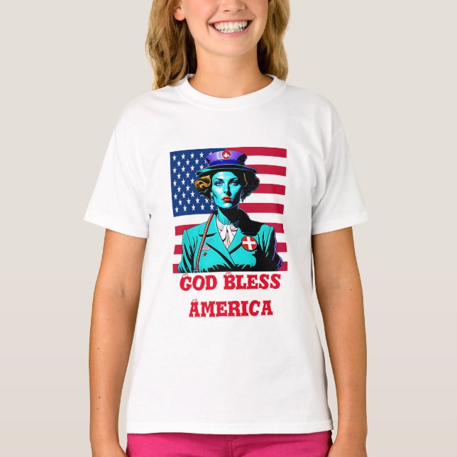 God Bless America T-Shirt (Front)