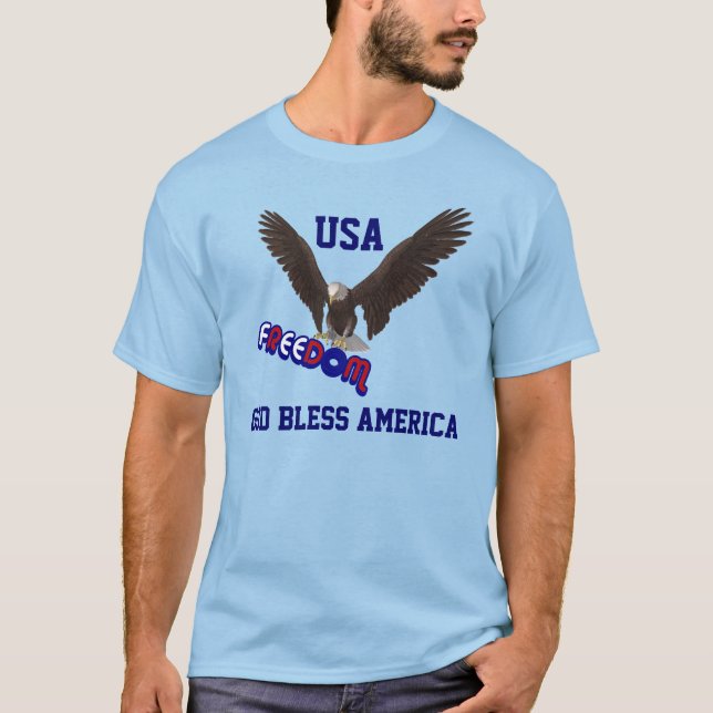 God Bless America T-Shirt (Front)