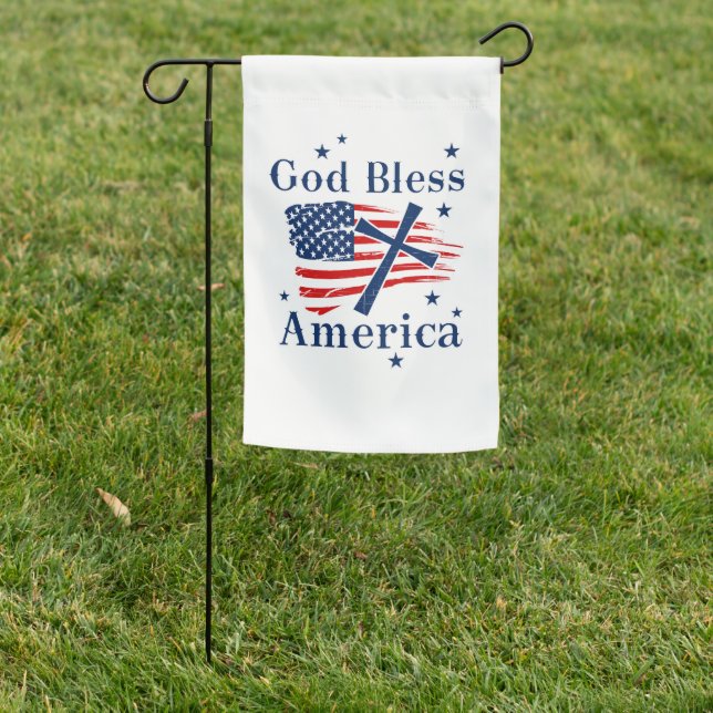 God Bless America USA Flag (In SItu)