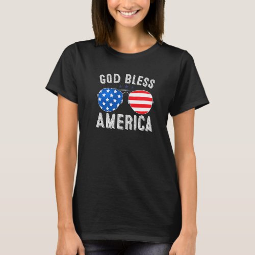 God Bless America Usa Flag 4th Of July Men Women P T_Shirt