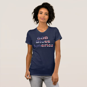 God bless America-Vintage T-Shirt. T-Shirt