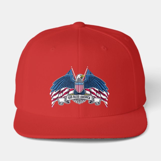 God Bless America Visor (Front)