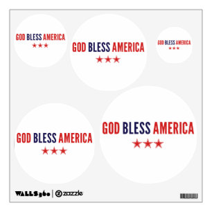 God Bless America Wall Decal