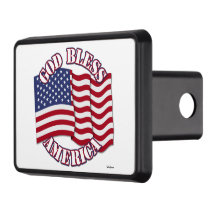 God Bless America With USA Flag