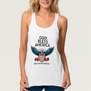 God Bless America Women's Tank Top