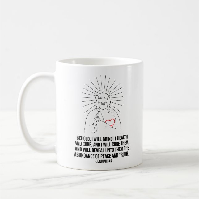 God Bless And Protect You. I Will Bring It Health Coffee Mug (Left)