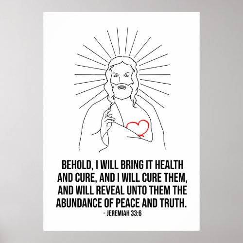 God Bless And Protect You I Will Bring It Health Poster