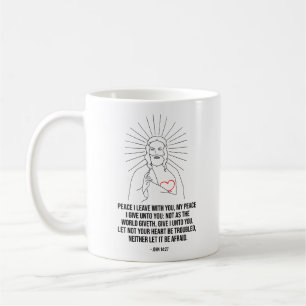 God Bless And Protect You. Peace I Leave With You Coffee Mug