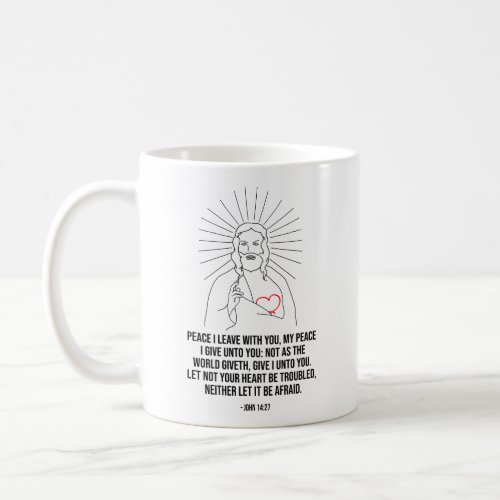 God Bless And Protect You Peace I Leave With You Coffee Mug