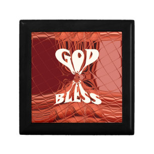 God Bless Art Print Keepsake Box