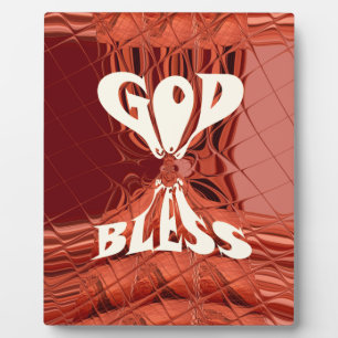 God Bless Art Print Plaque