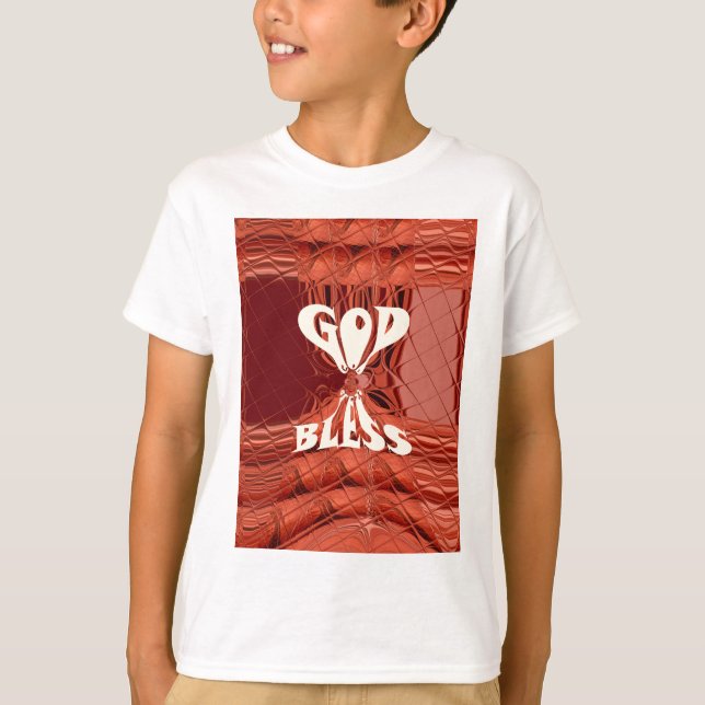 God Bless Art Print T-Shirt (Front)