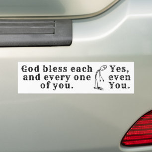 God bless bumper sticker